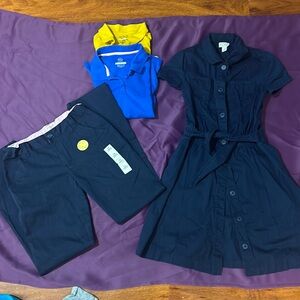 Lot of 5 girls uniform items size 14